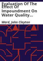 Evaluation_of_the_effect_of_impoundment_on_water_quality_in_Cheney_Reservoir