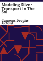 Modeling_silver_transport_in_the_soil