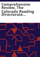 Comprehensive_review__the_Colorado_Reading_Directorate_year_1