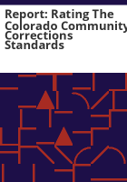 Report__rating_the_Colorado_community_corrections_standards