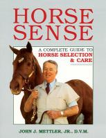 Horse_sense__a_complete_guide_to_horse_selection_and_care