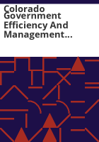 Colorado_Government_Efficiency_and_Management_performance_review