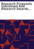 Research_proposals_submitted_and_research_awards_received_annual_report