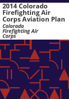 2014_Colorado_Firefighting_Air_Corps_aviation_plan