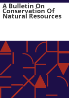 A_bulletin_on_conservation_of_natural_resources
