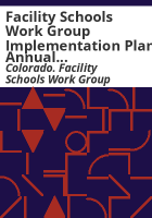 Facility_Schools_Work_Group_implementation_plan_annual_report