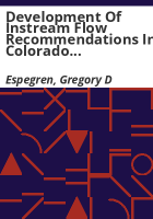 Development_of_instream_flow_recommendations_in_Colorado_using_R2CROSS