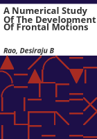 A_numerical_study_of_the_development_of_frontal_motions