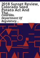 2018_sunset_review__Colorado_Seed_Potato_Act_and_the_Seed_Potato_Advisory_Committee