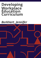 Developing_workplace_education_curriculum