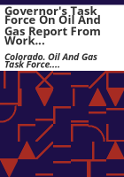 Governor_s_Task_Force_on_Oil_and_Gas_report_from_Work_Group_on_Recommendation__37__reduce_truck_traffic_from_oil_and_gas_activities