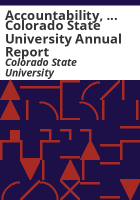 Accountability______Colorado_State_University_annual_report